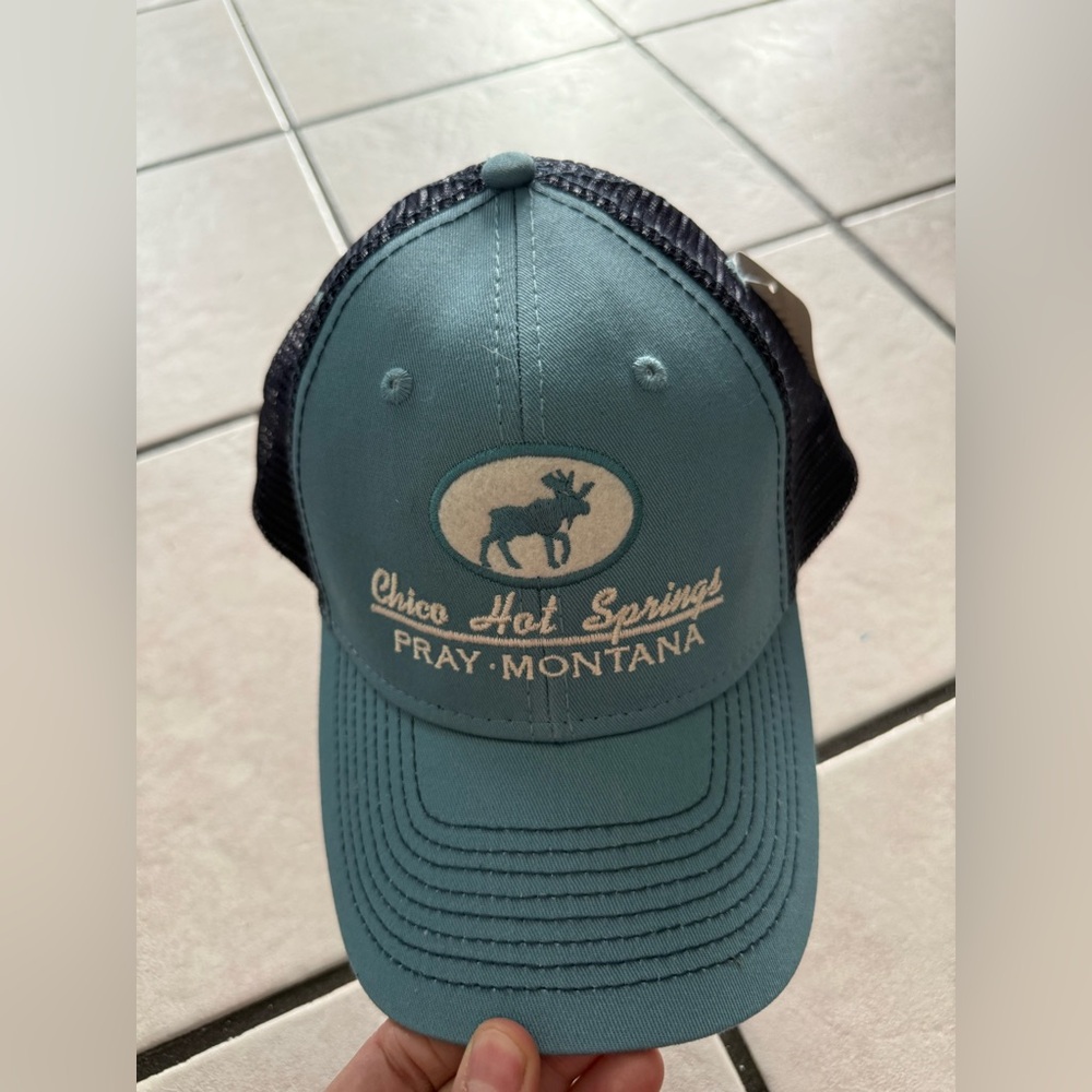 Oura Teal and Black Trucker Hat